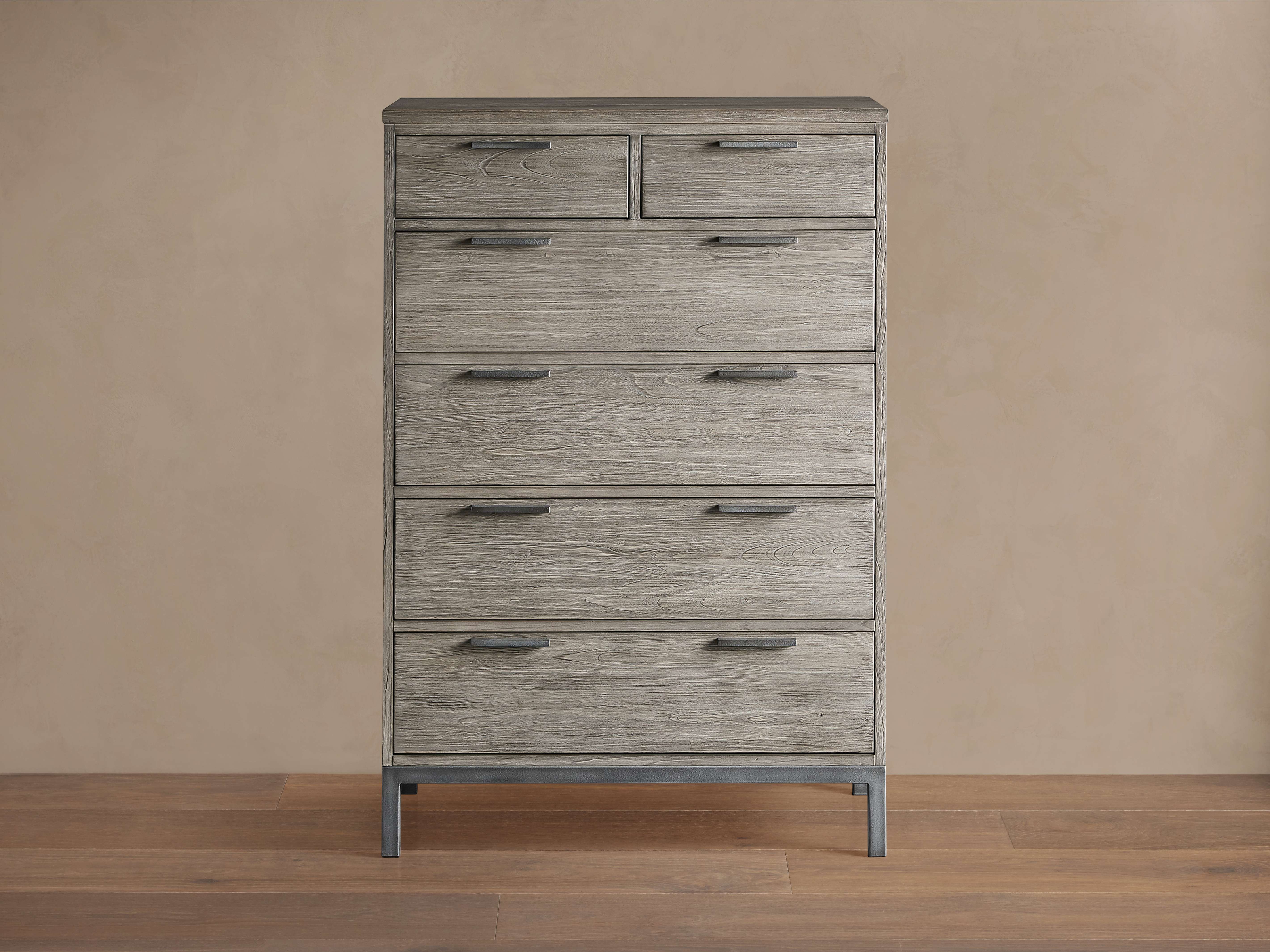 grey wood dresser Palmer Six-Drawer Dresser – Arhaus