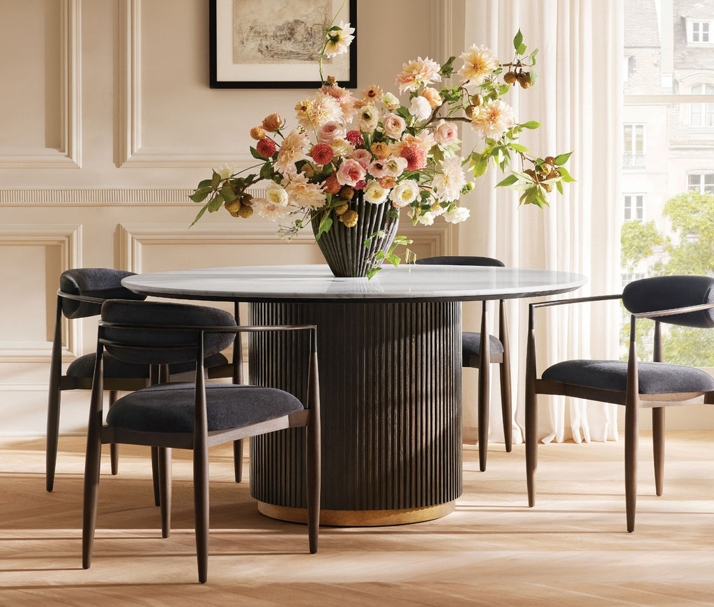 Elegant dining room furniture set