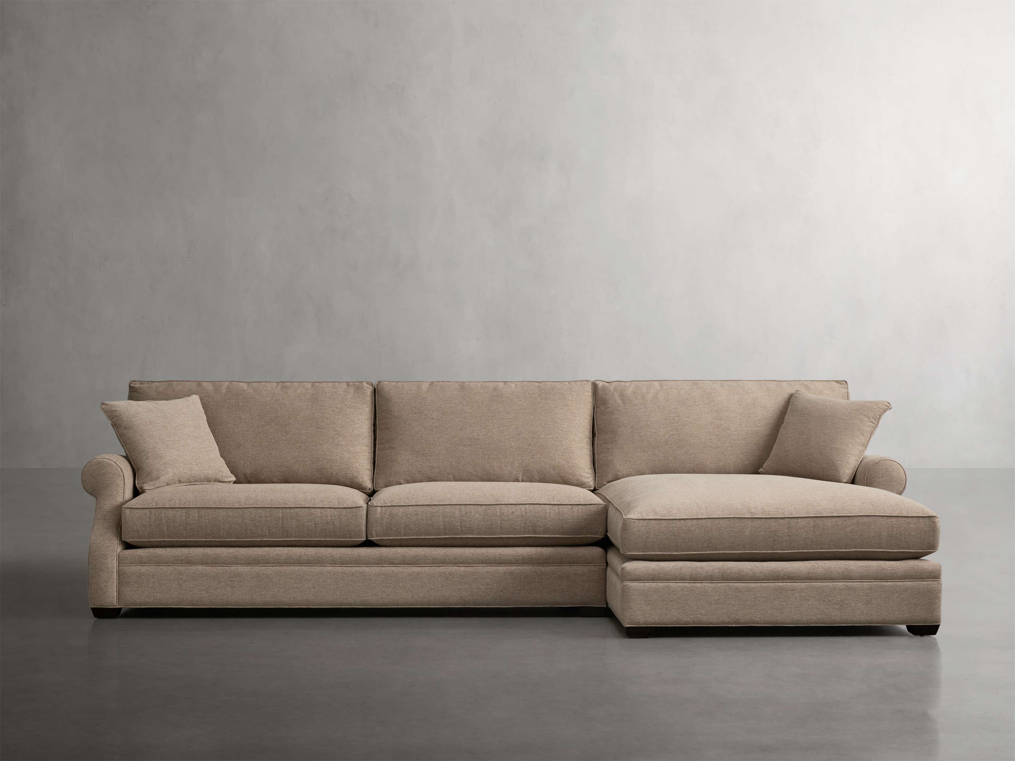 Landsbury Two Piece Large Chaise Sectional Arhaus