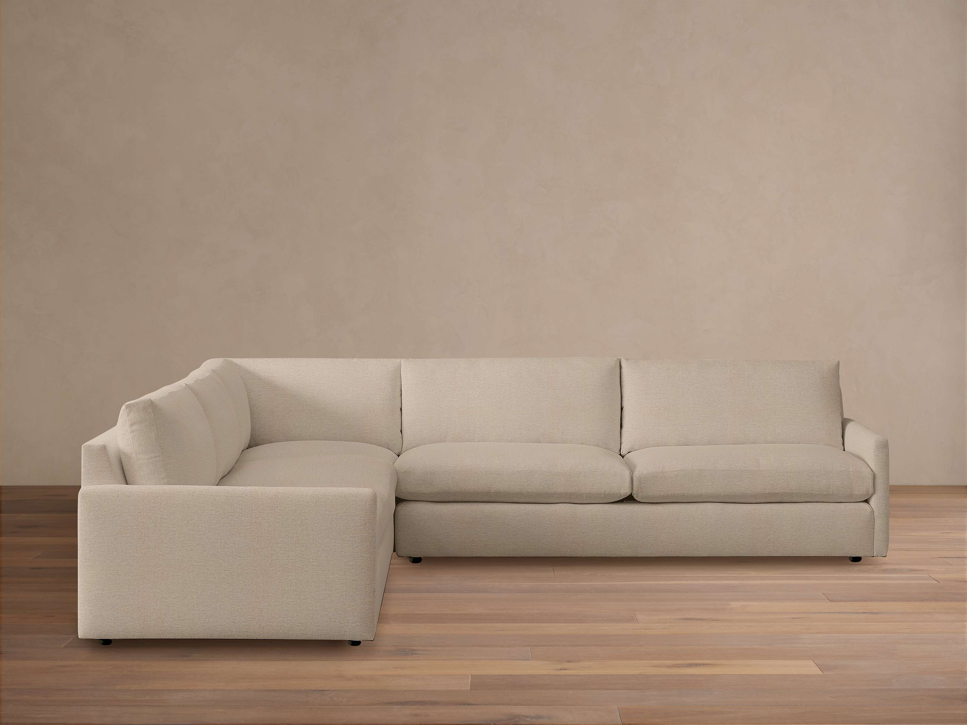 Kipton Slim Arm Three-Piece Corner Sectional