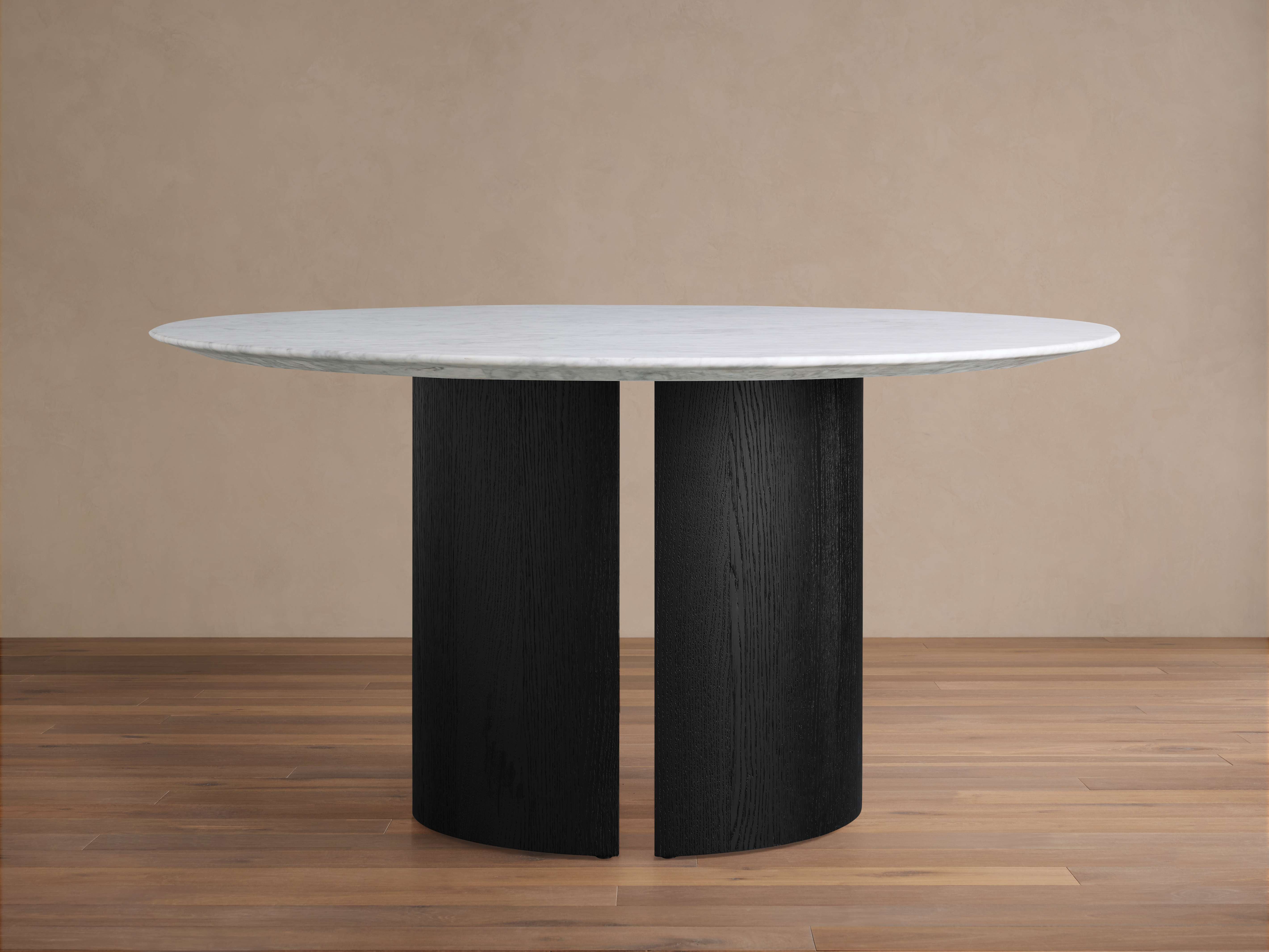Saint Germain Round Stone Dining Table - Elegant Design