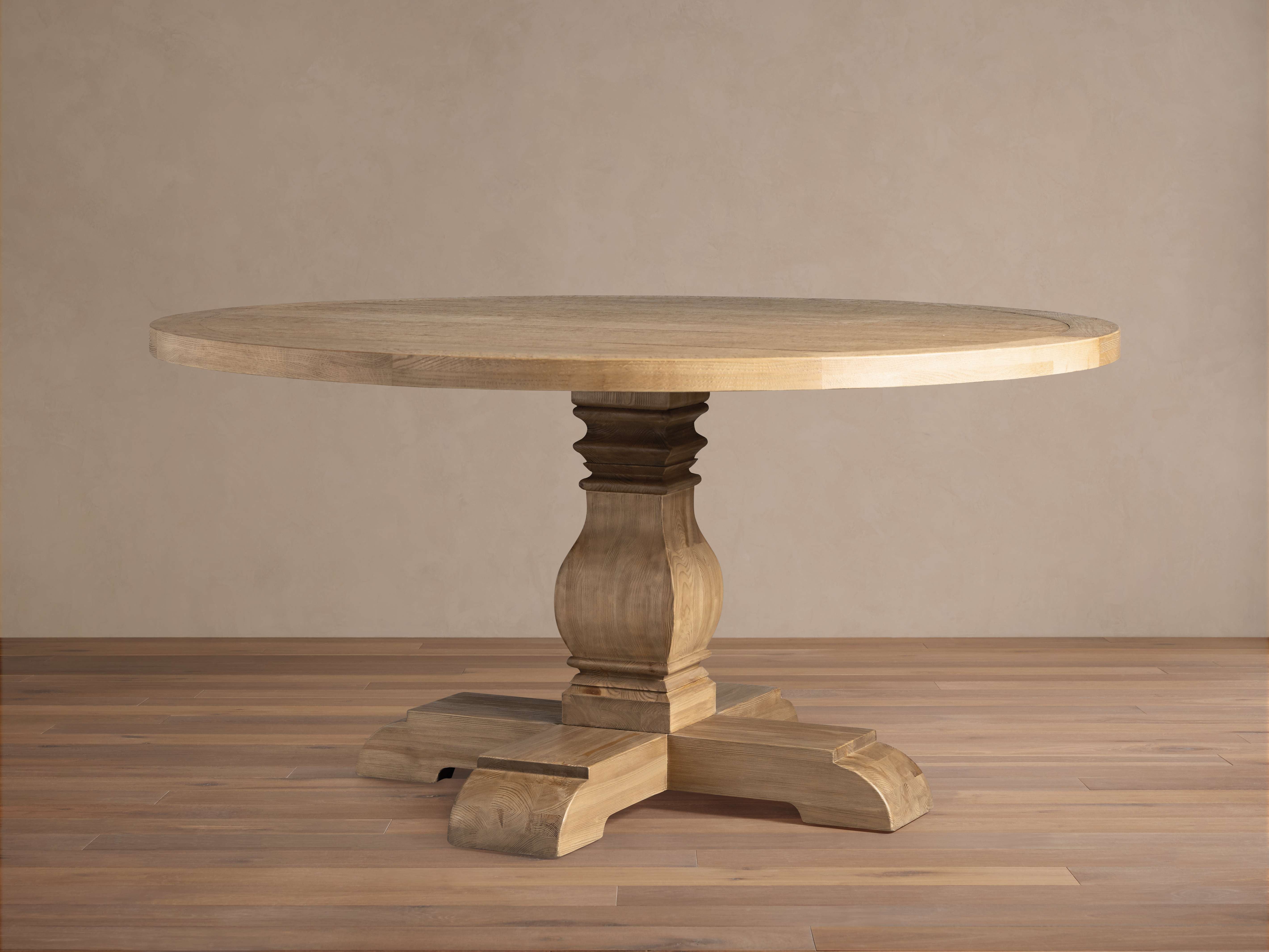Kensington Round Dining Table - Solid Wood Elegance
