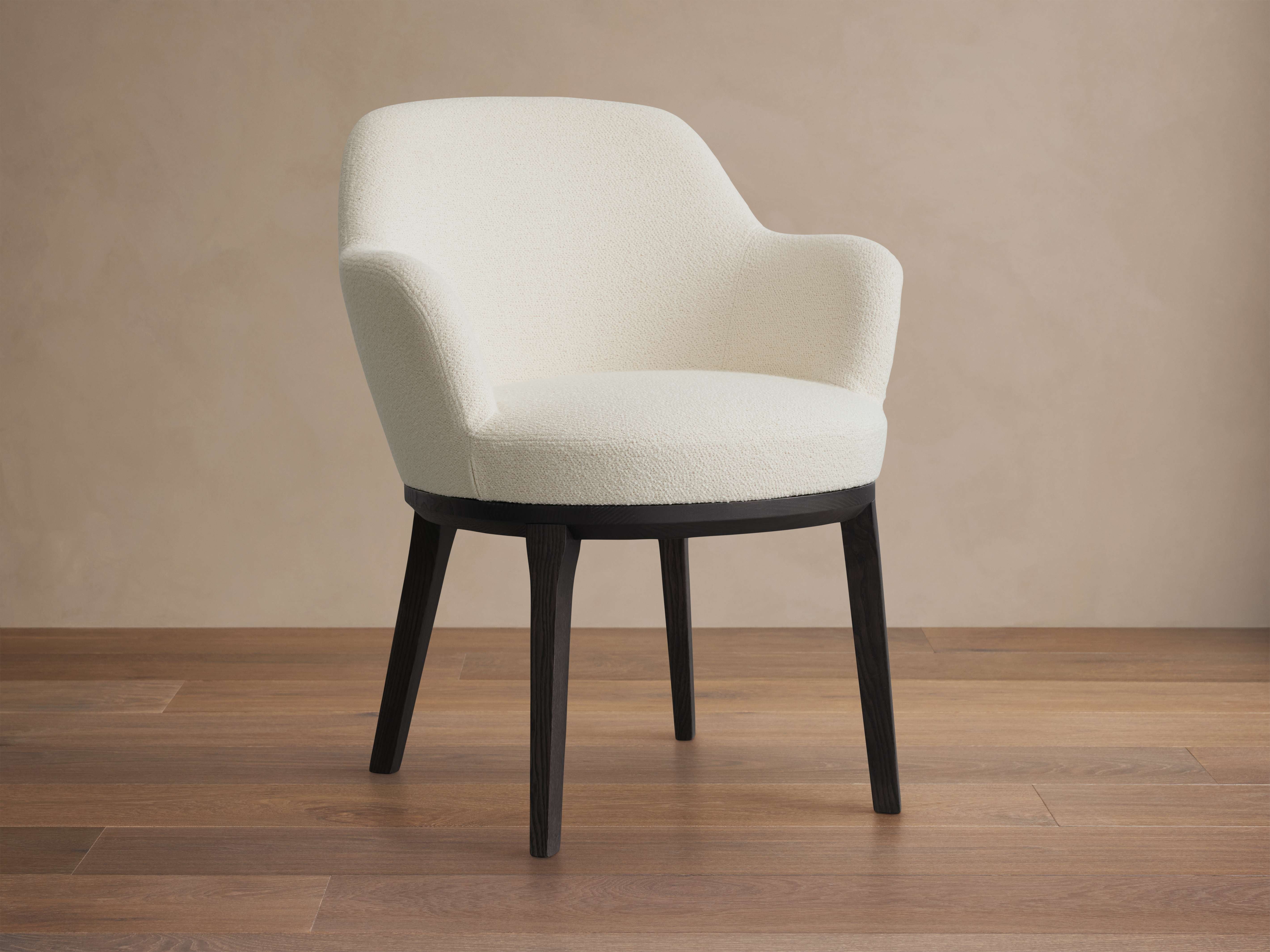 Simone Italian Handcrafted Dining Arm Chair