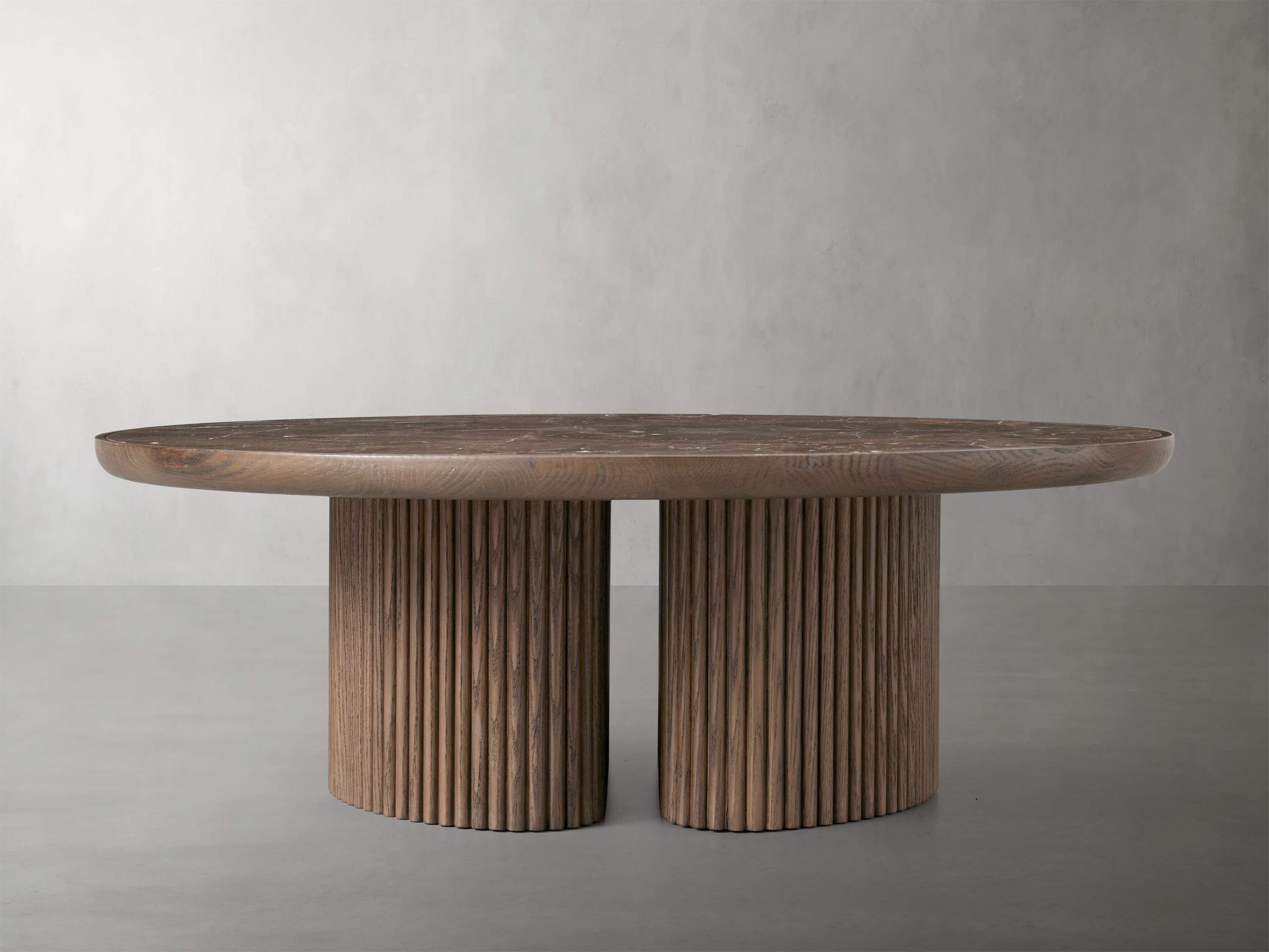 Astor Round Coffee Table - Elegant Wood Design