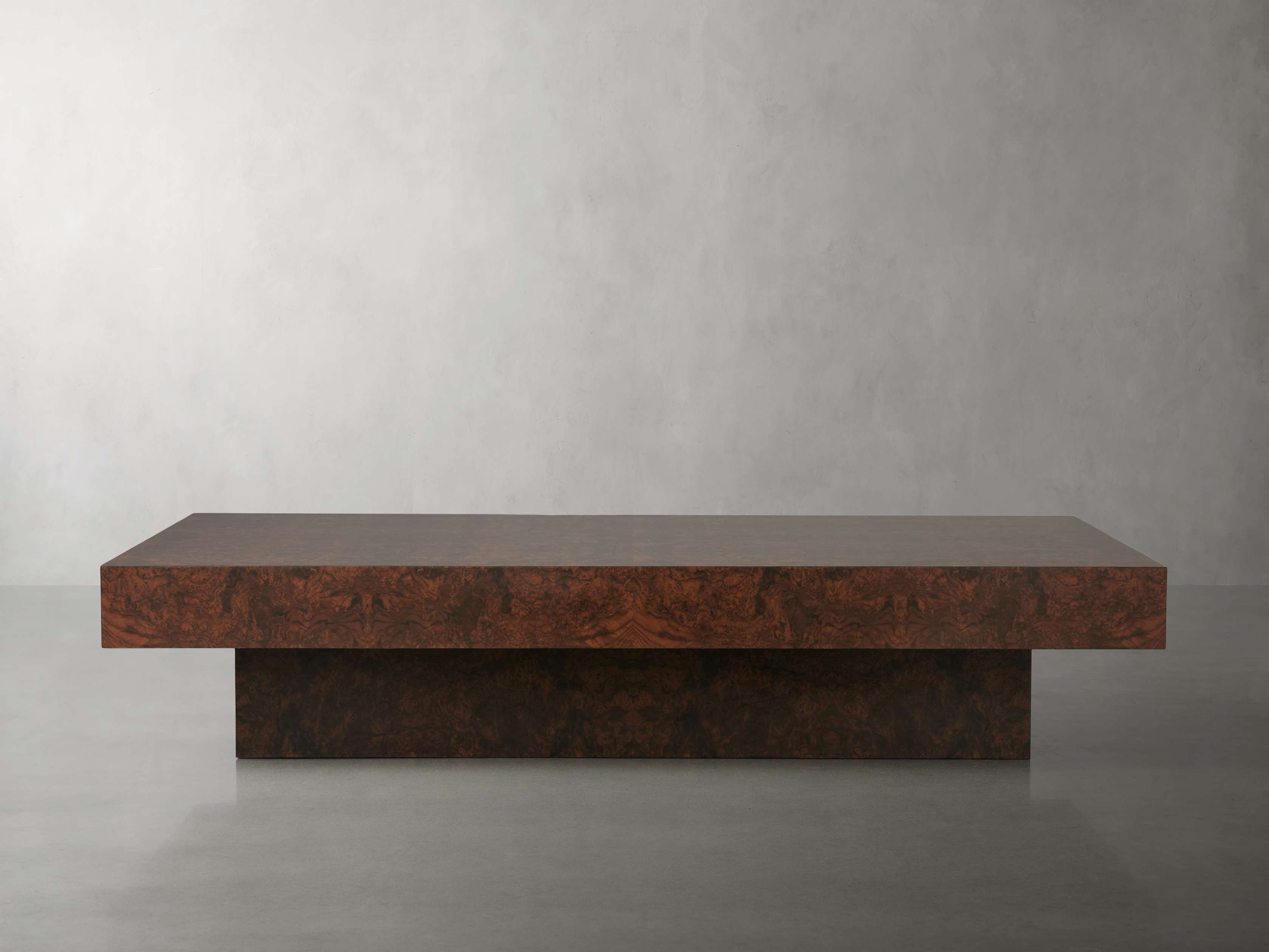 Cinzia Burl Coffee Table - Stylish & Modern Design