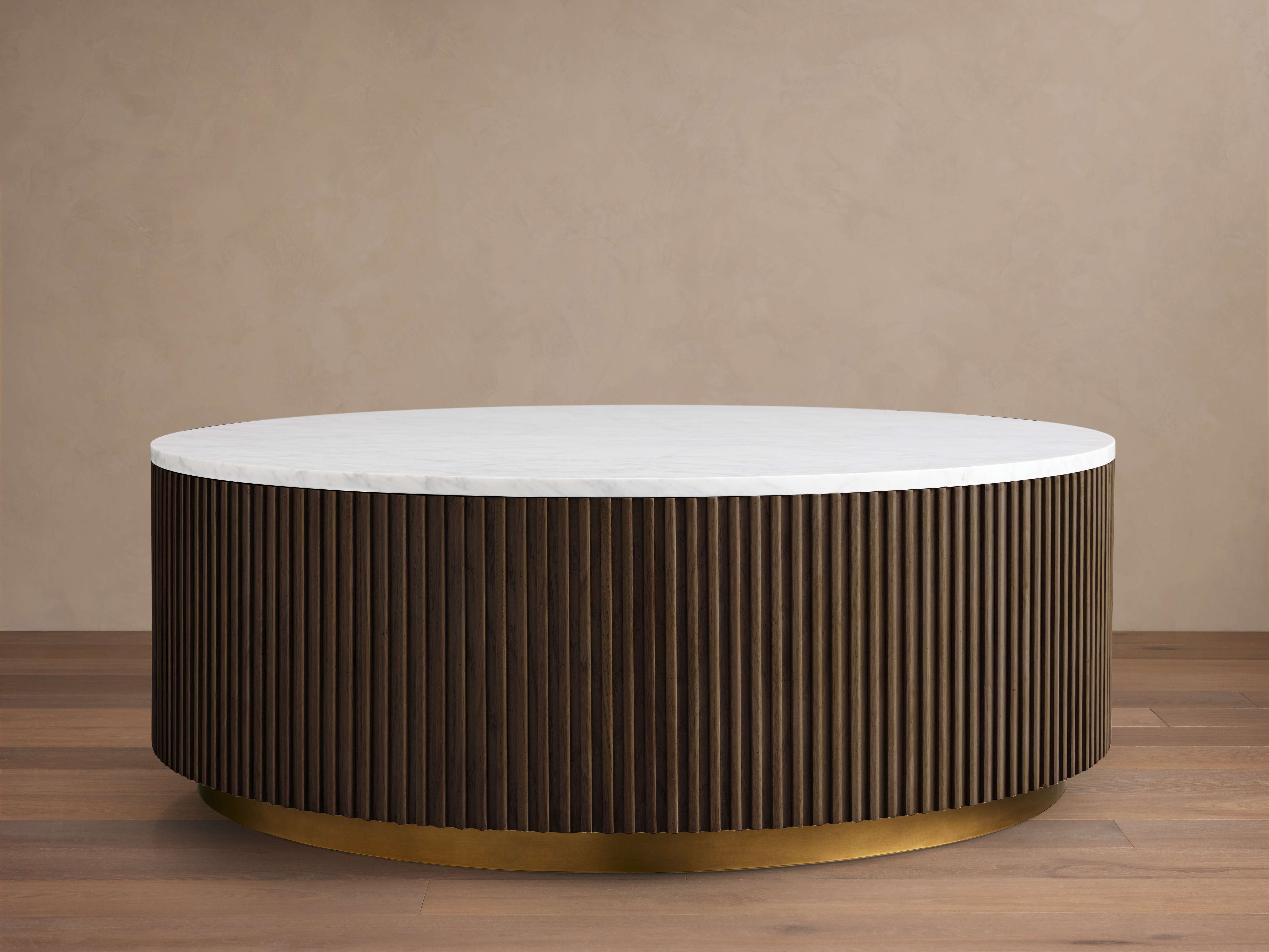 Finnley Round Marble Coffee Table