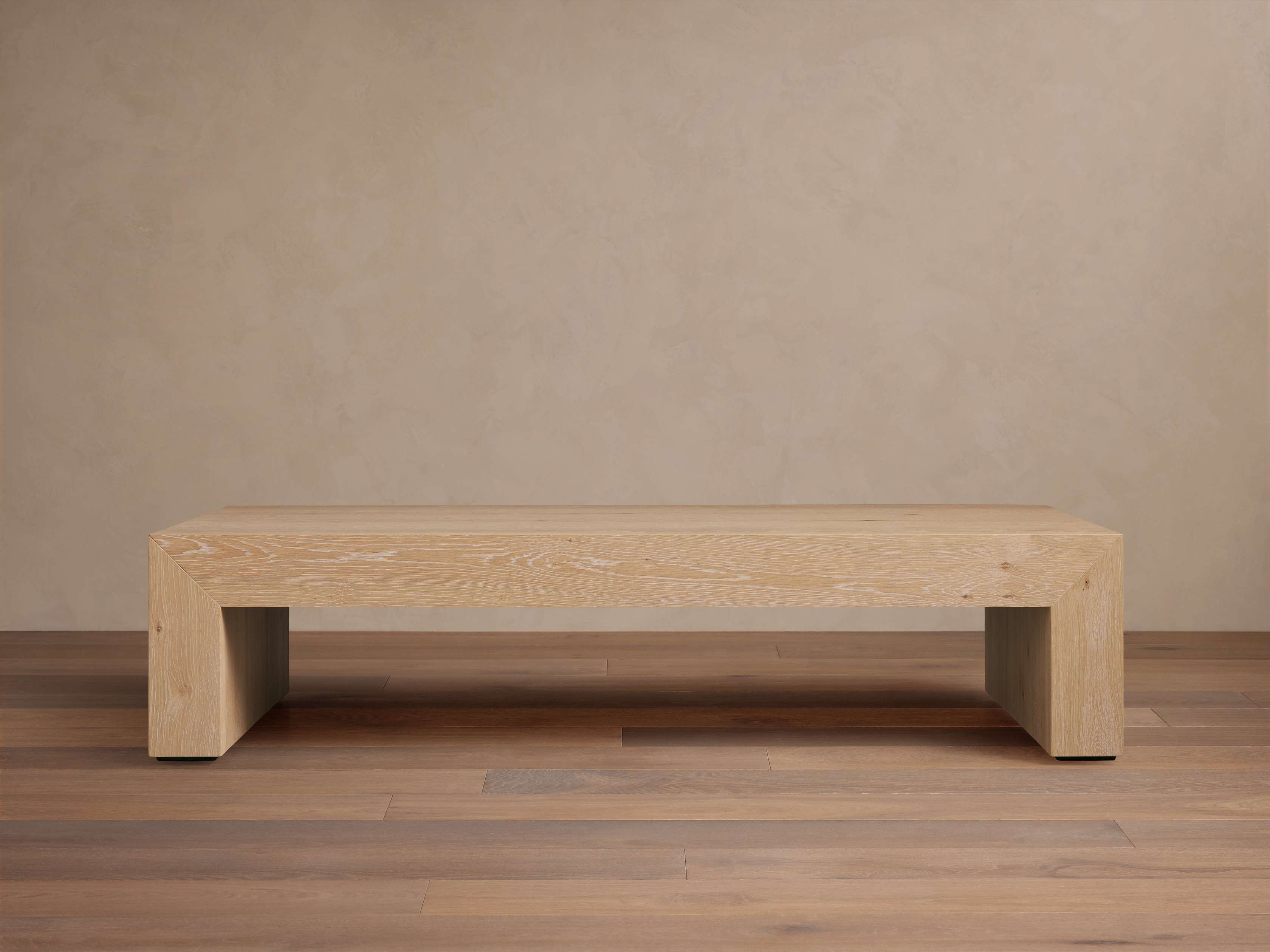 Sullivan Waterfall Coffee Table - Solid Oak Design
