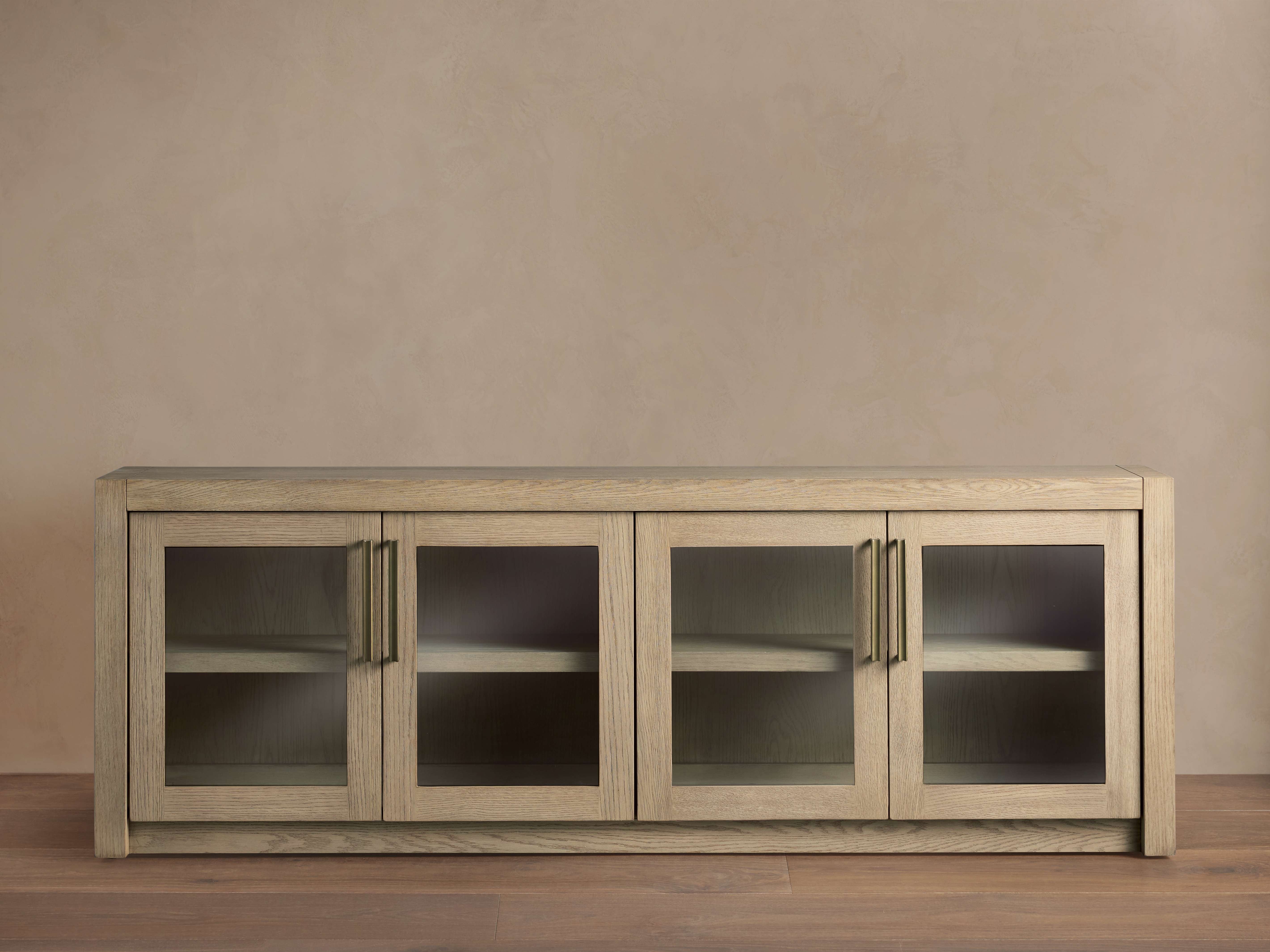 Bodhi Media Console - Solid White Oak TV Stand