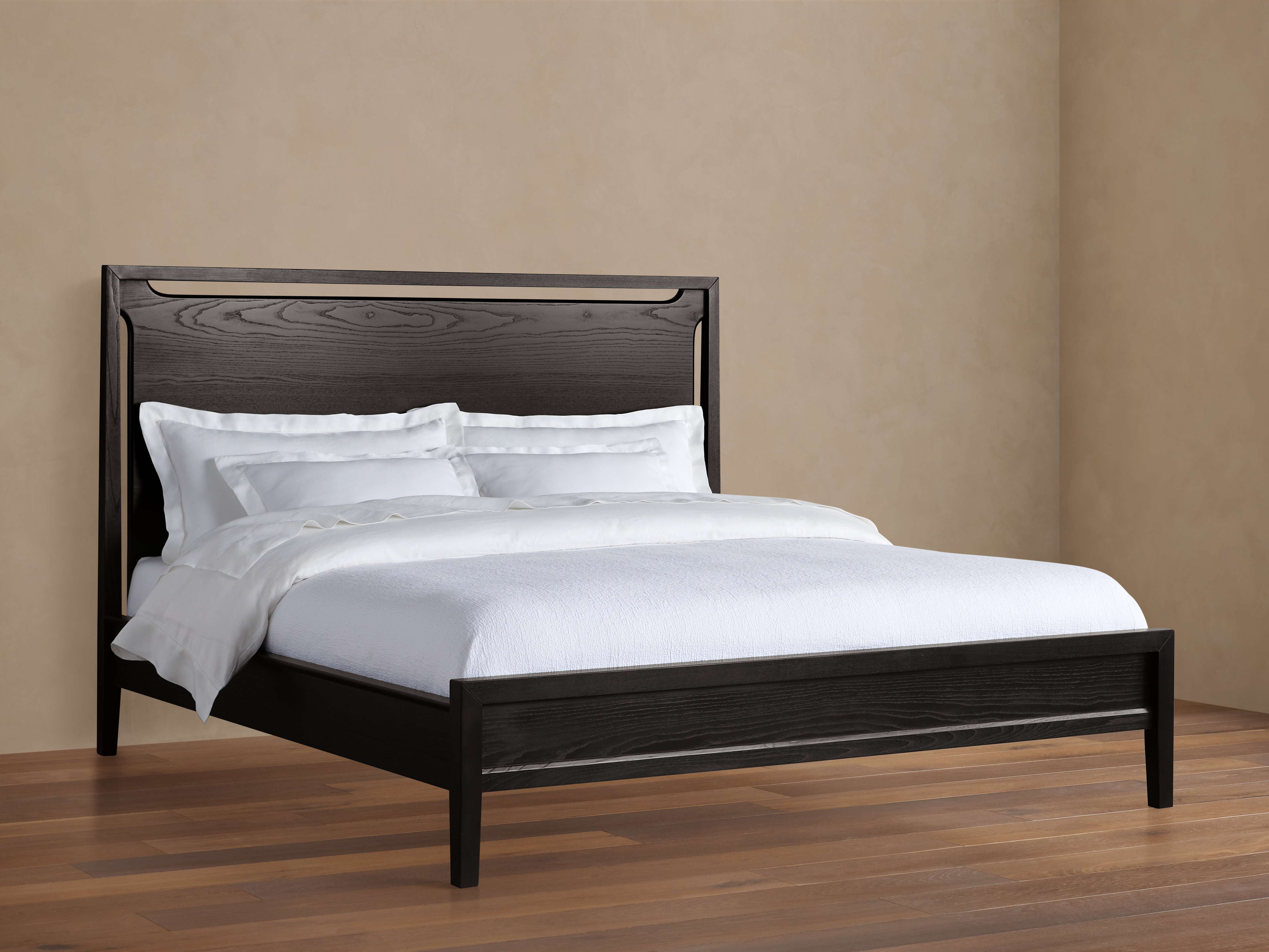 Brock Bed - Handcrafted Solid Ash Wood | Artisan Design