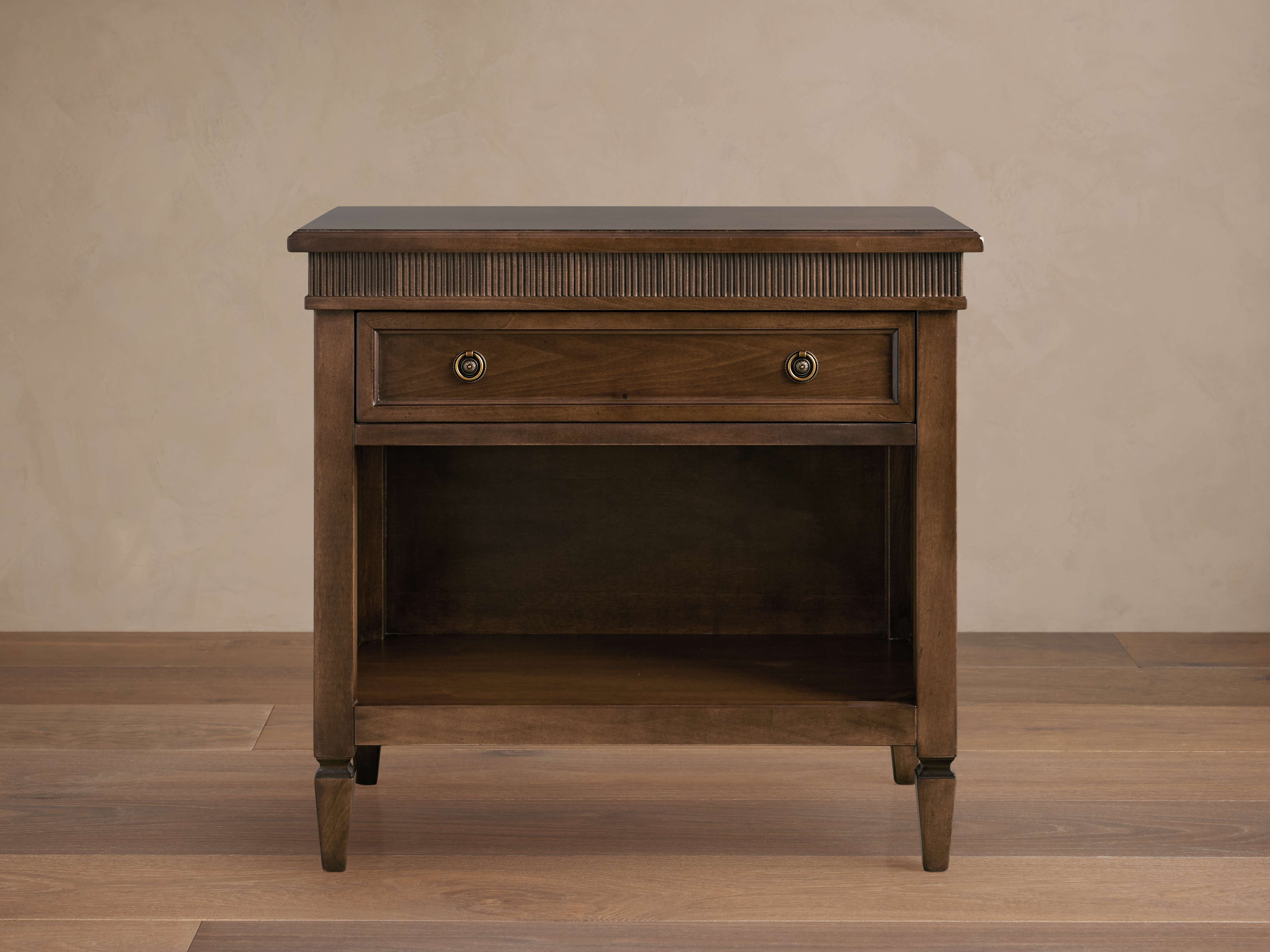 Ottavia Nightstand - Elegant Tanganyika Wood Design