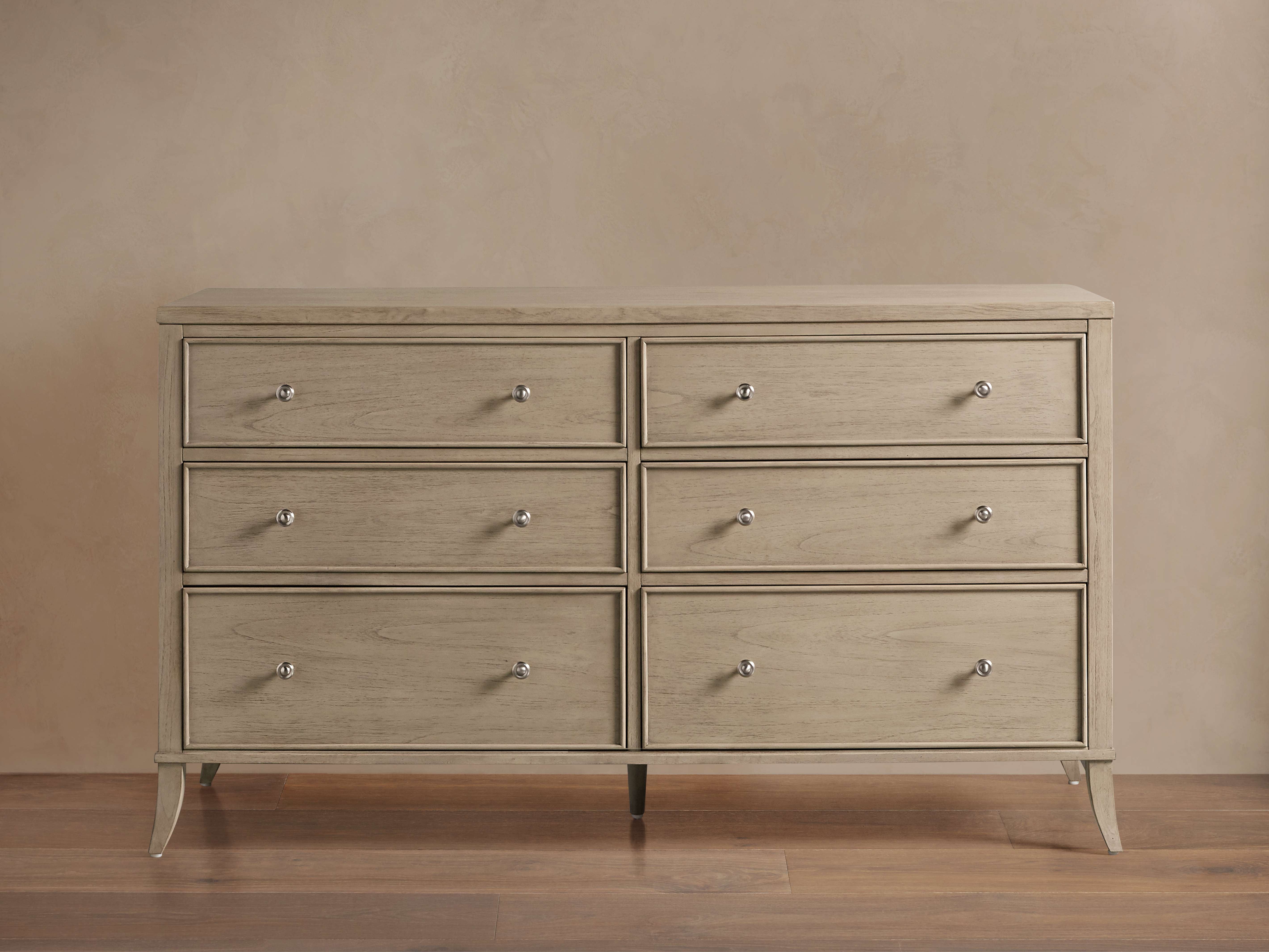 Pearson Wide Six-Drawer Dresser - Sustainable Wood