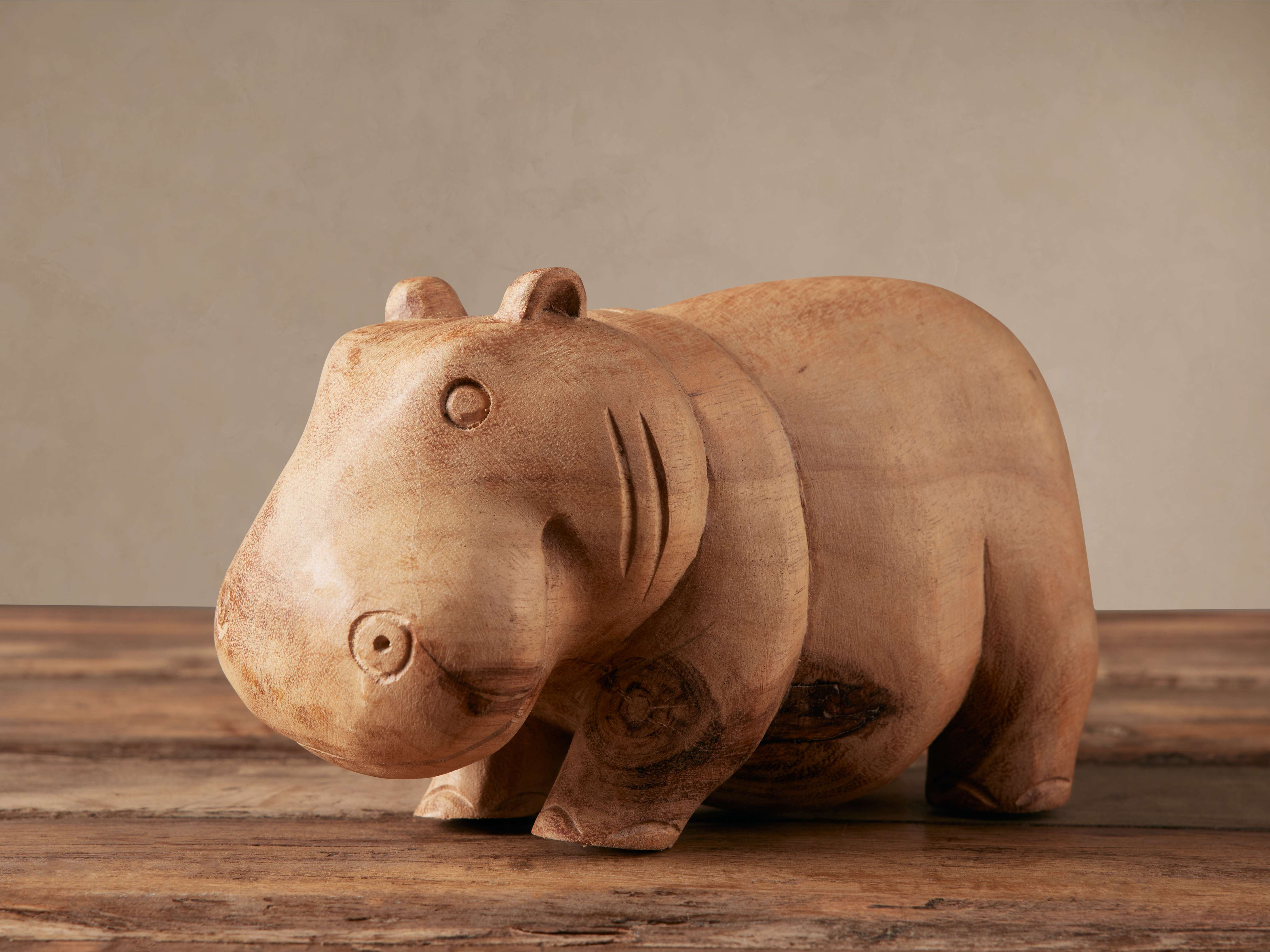 Wooden Hippo