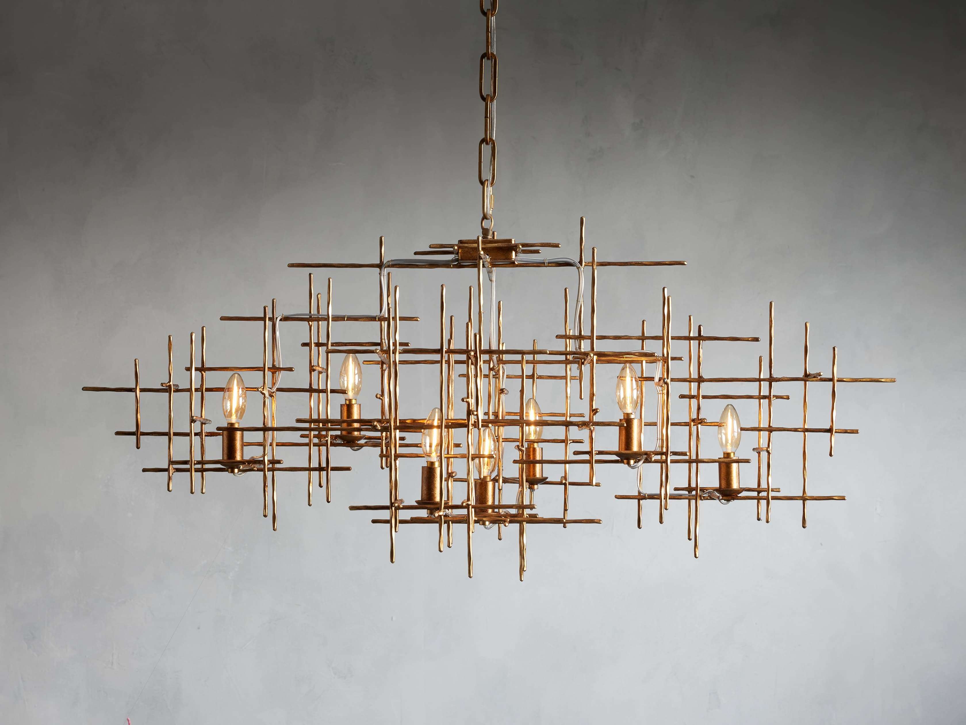 Fritz Chandelier - Handcrafted Italian Iron Design
