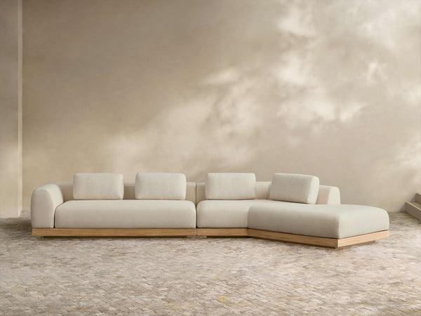 Carmel Outdoor Two-Piece Bumper Sectional – Arhaus
