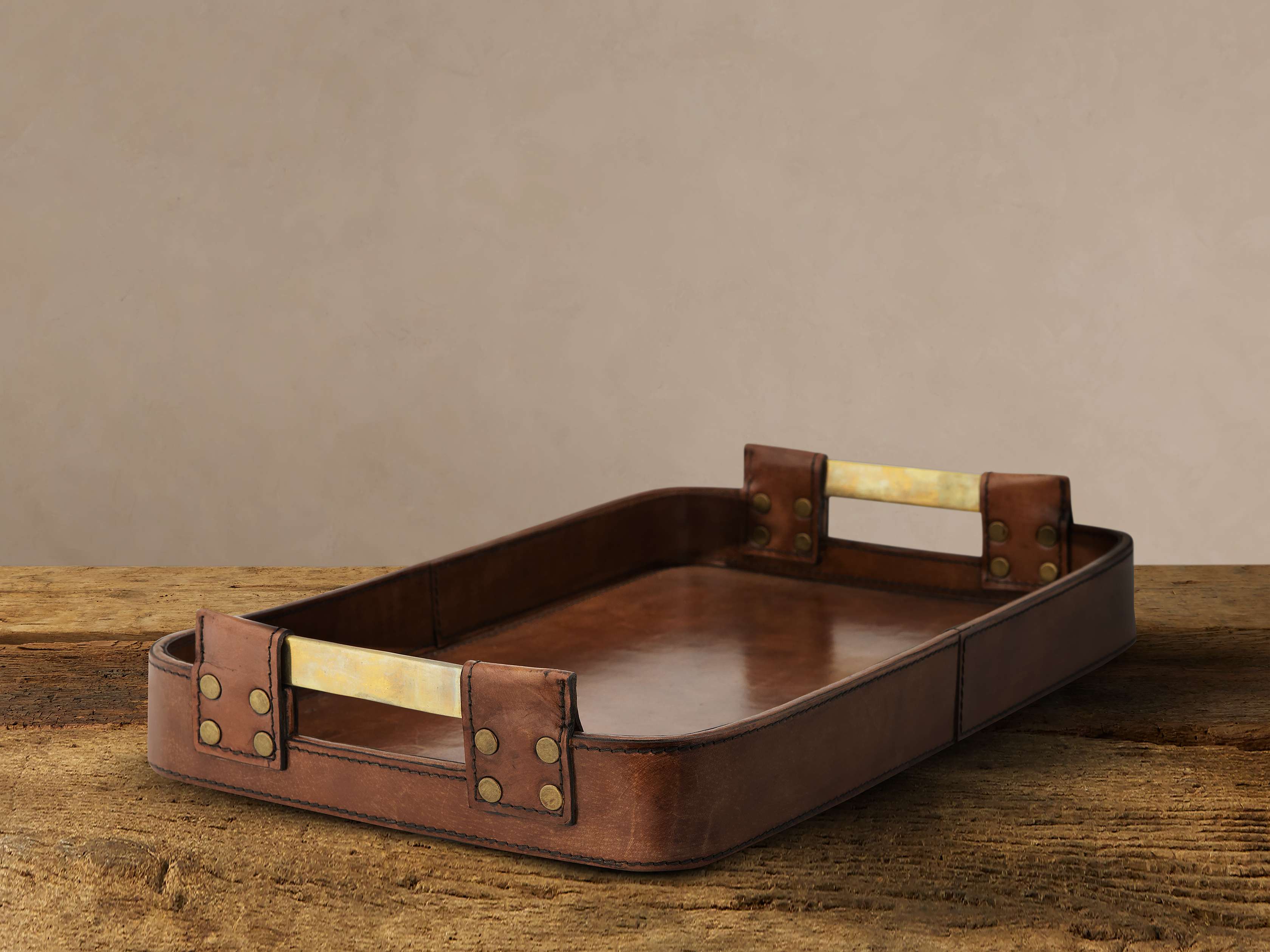 Andres Leather Tray