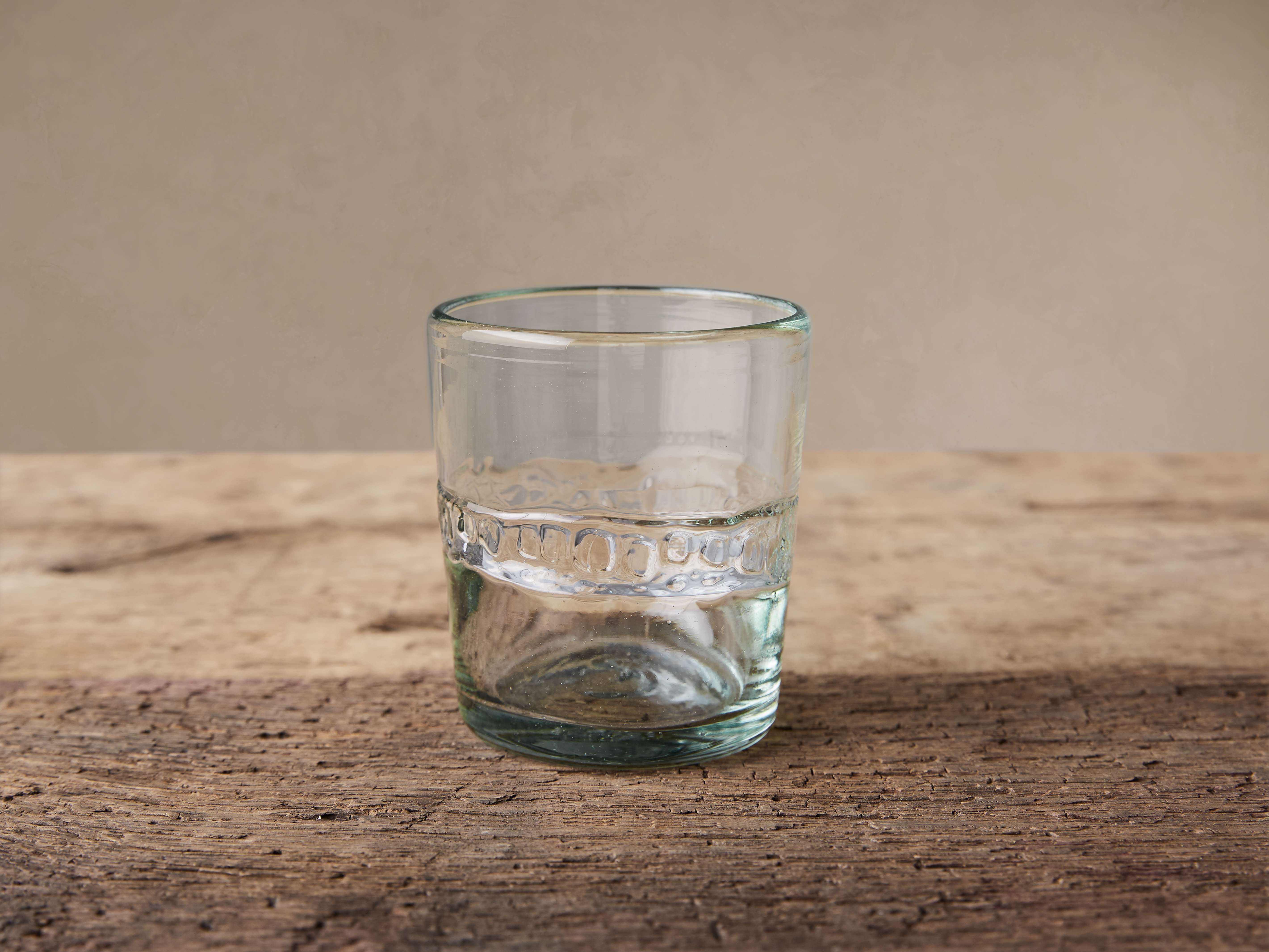 Ribbon Clear Double Old-Fashioned Glasses (Set of 4)
