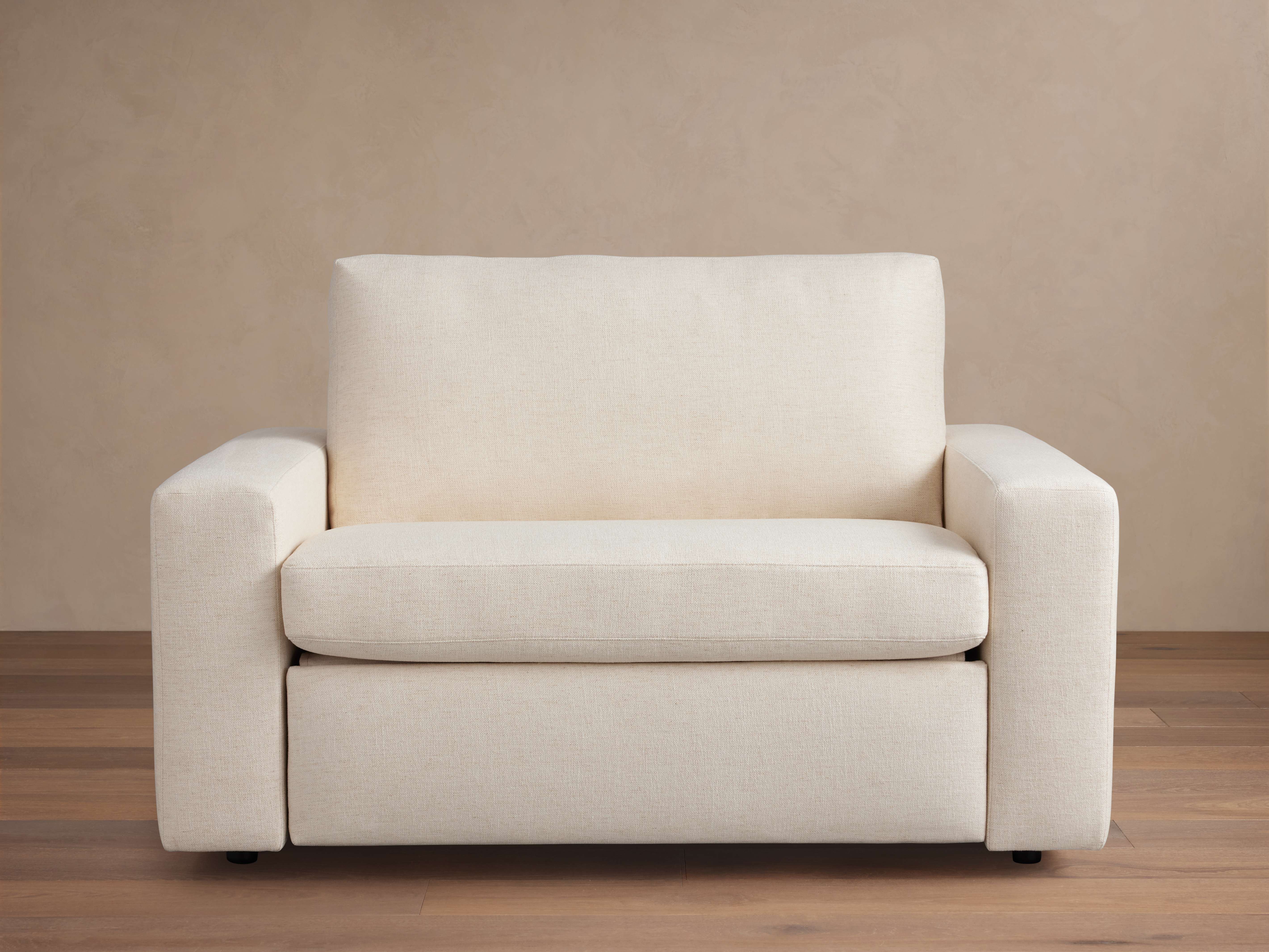 Kipton Wide Arm Luxury Twin Sleeper Chair – Arhaus