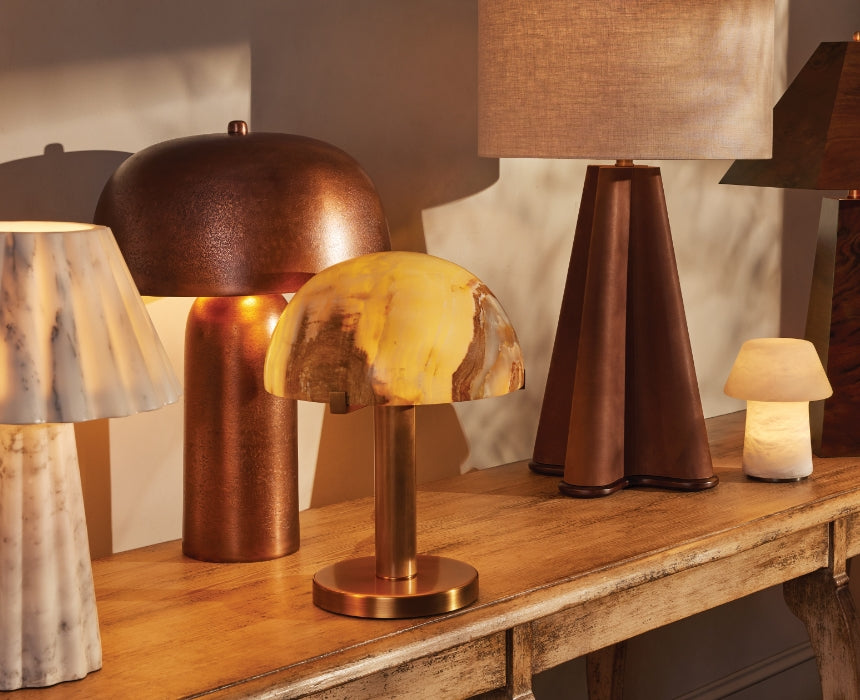 Lustre Soltaire em Bronze Antigo