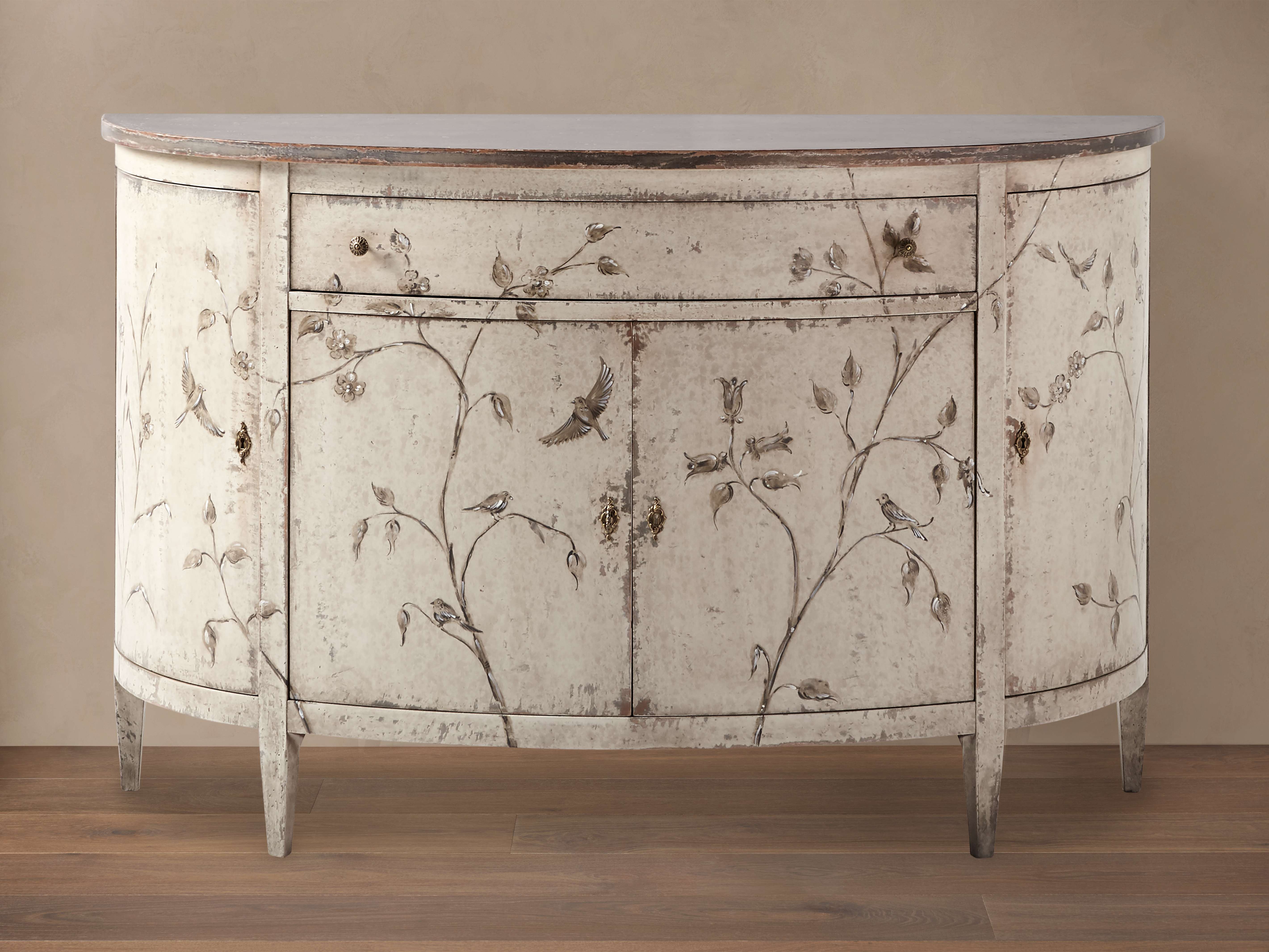 Sofia Bell'Arte Demilune Cabinet | Elegant Italian Design