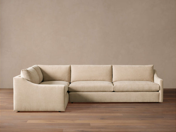 Kipton Slope Arm Two-Piece Sectional – Arhaus
